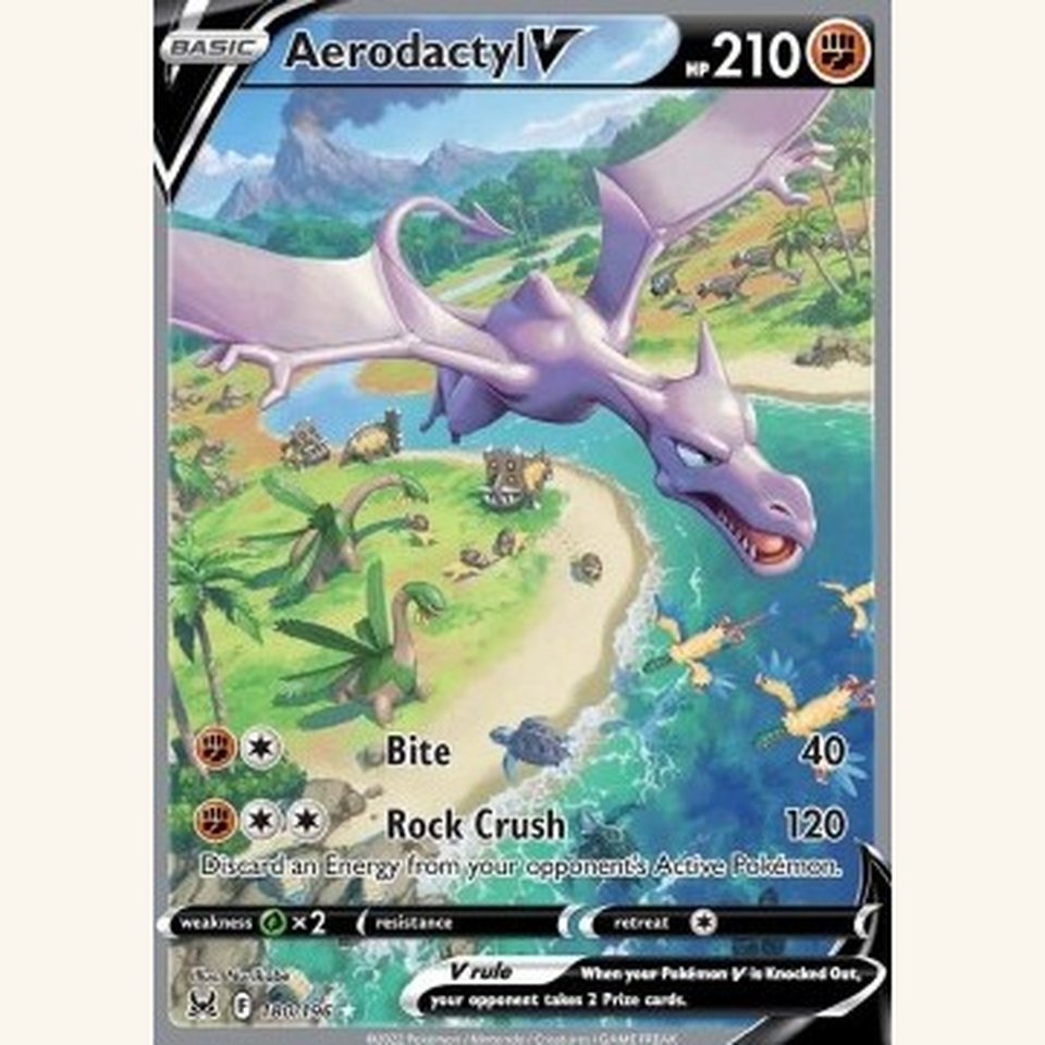 Aerodactyl V LOR 180 Near Mint: representative image