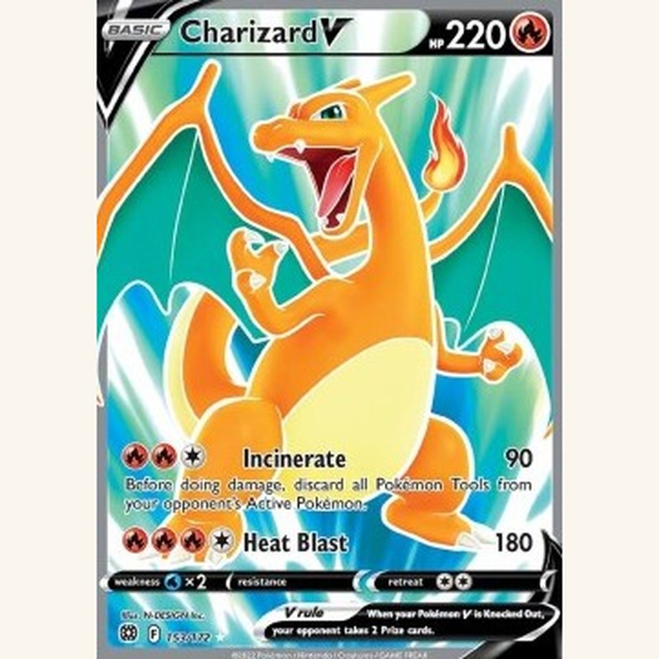 Charizard V BRS 154 Near Mint: representative image