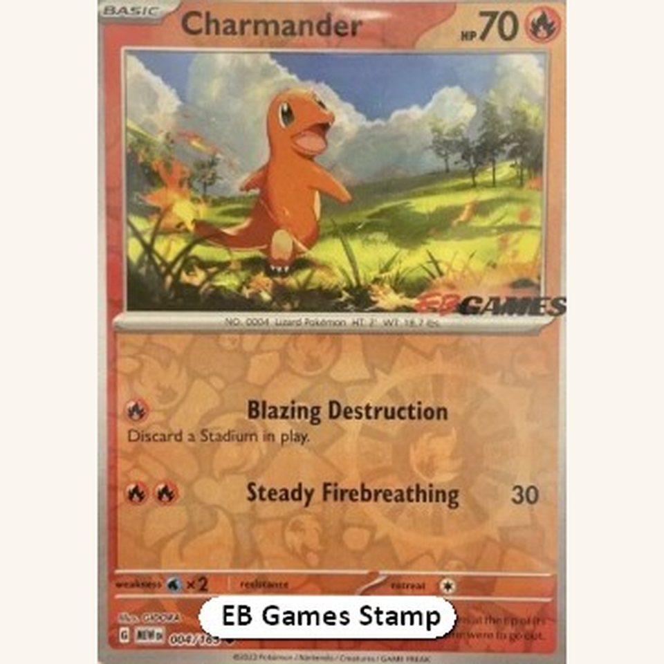 Charmander MEW 004 Near Mint: representative image