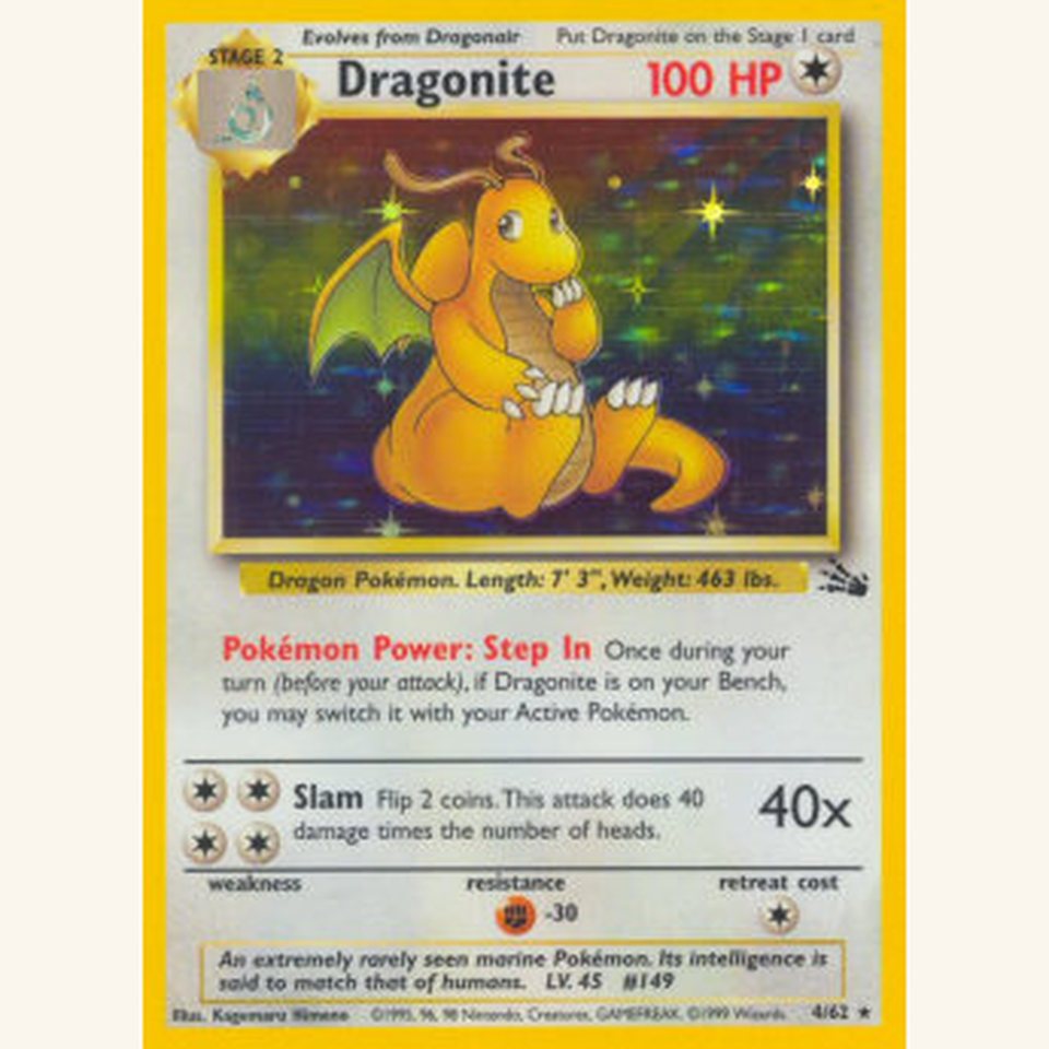 Dragonite FO 4 Near Mint: representative image