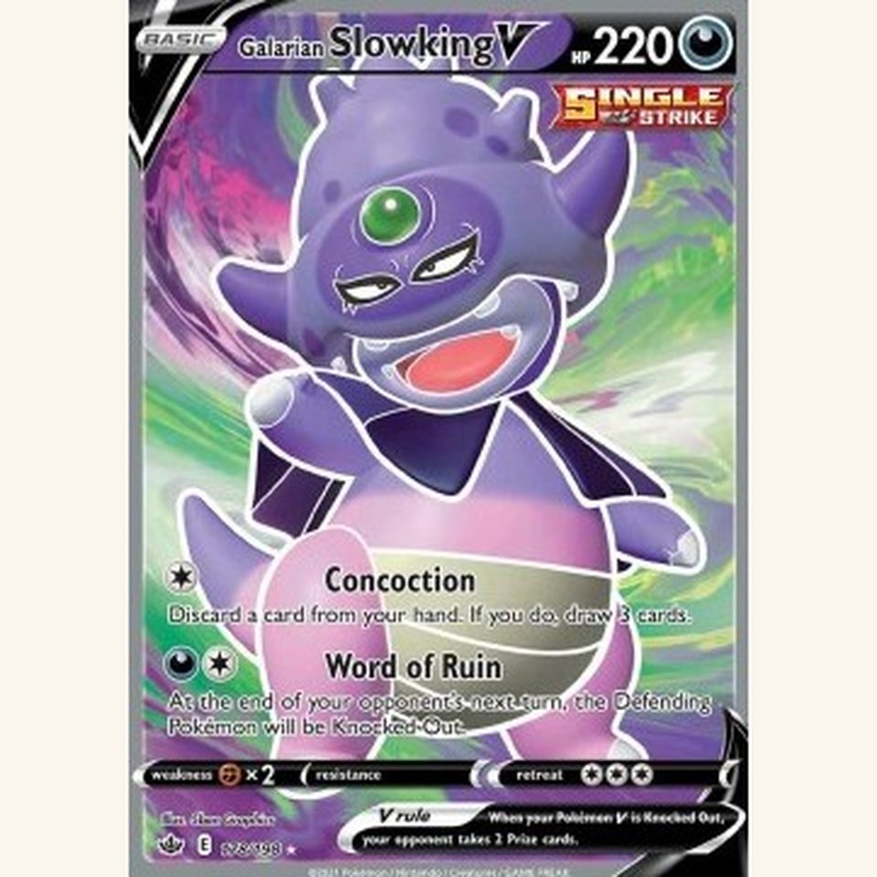 Galarian Slowking V CRE 179 Near Mint: representative image