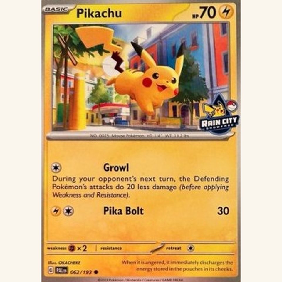 Pikachu PAL 062 Near Mint: representative image