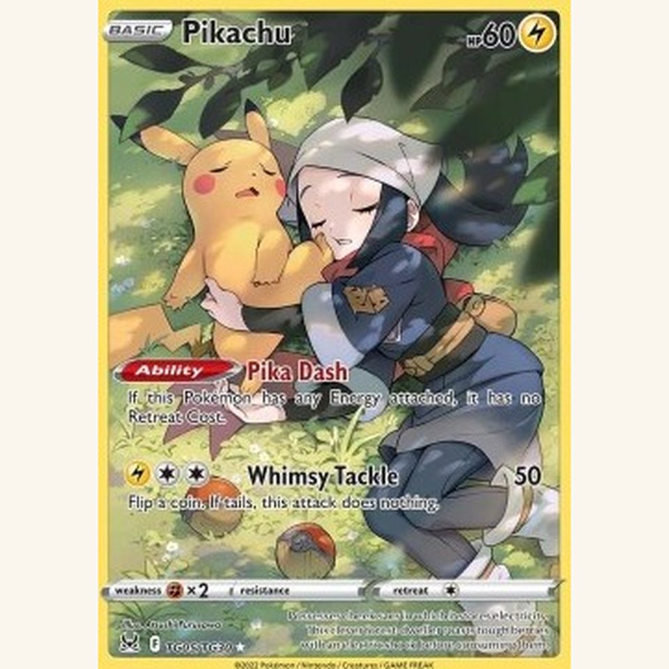 Pikachu V LOR TG16 Near Mint: representative image