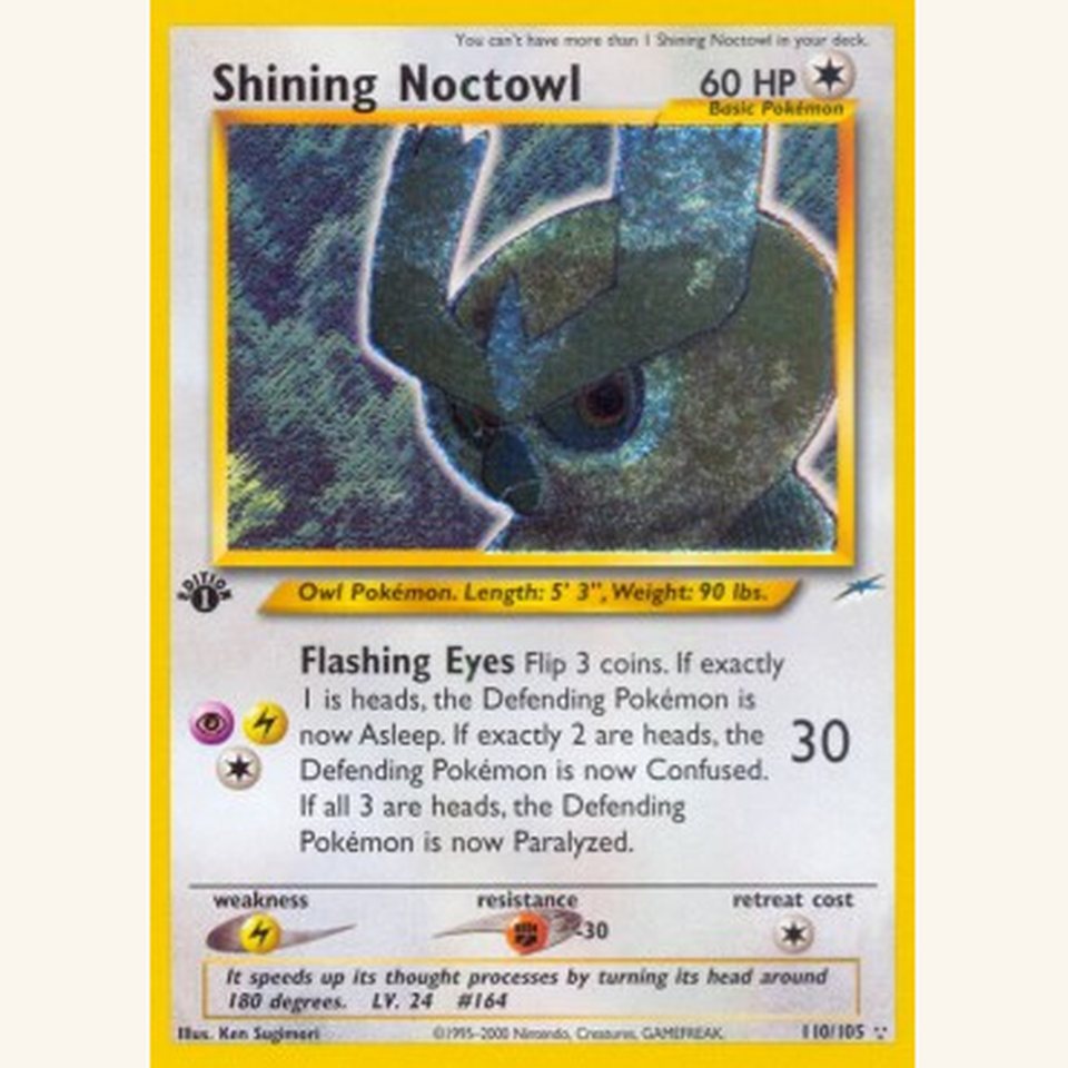Shining Noctowl NDE 110 Near Mint: representative image