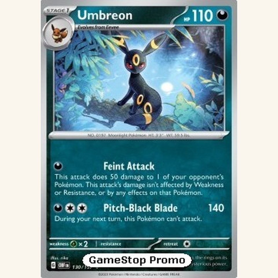 Umbreon OBF 130 Near Mint: representative image