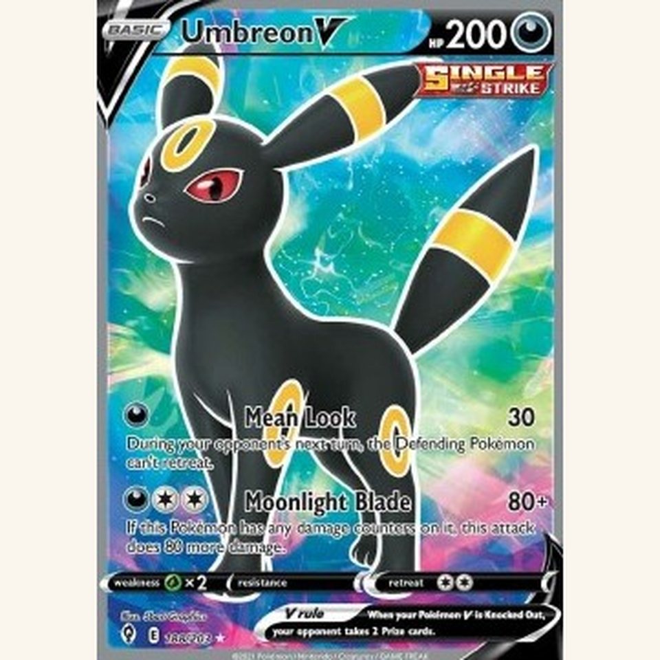 Umbreon V EVS 189 Near Mint: representative image